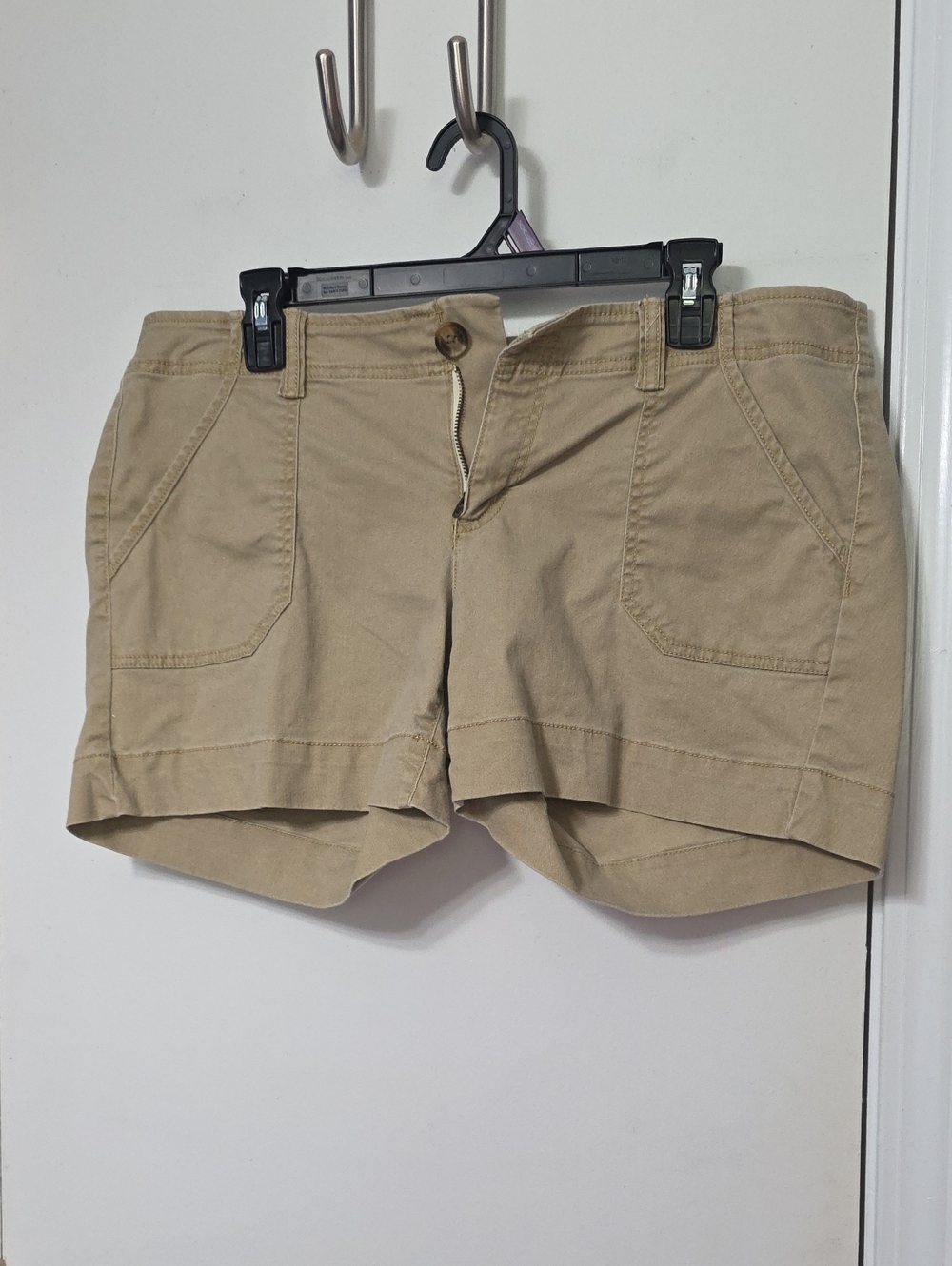 American Eagle Outfitters Tan Cotton Twill Shorts